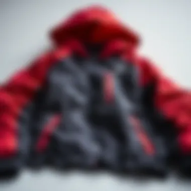 Different materials used in children's jackets