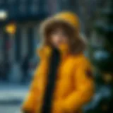 Stylish winter coat for children