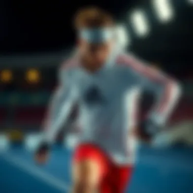 The Impact of Adidas Models in Sports An athlete wearing Adidas gear in action, demonstrating the impact of these models in sports.