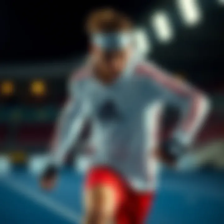 The Impact of Adidas Models in Sports An athlete wearing Adidas gear in action, demonstrating the impact of these models in sports.