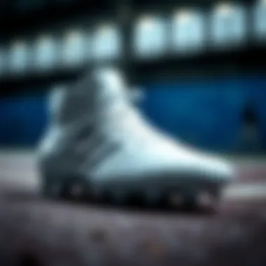 Technological advancements in Adidas cleats highlighted in a dynamic presentation