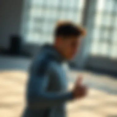 Athlete wearing adidas Duramo SL during a workout session