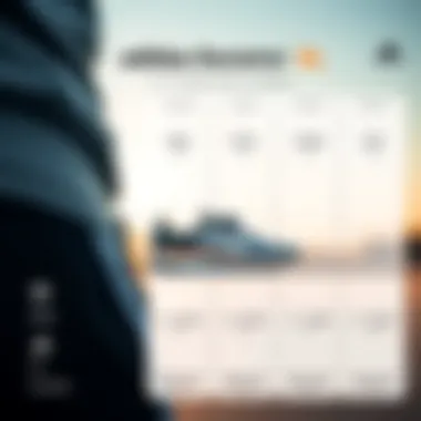 Comparison chart of adidas Duramo SL and competitor models