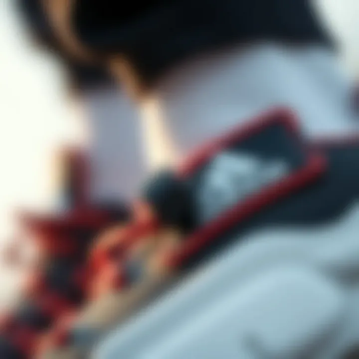 Close-up of the unique design features of Ozweego