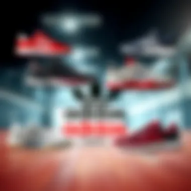 Exploring the Unique Designs of Adidas Models A collage showcasing various Adidas model names and their unique designs.