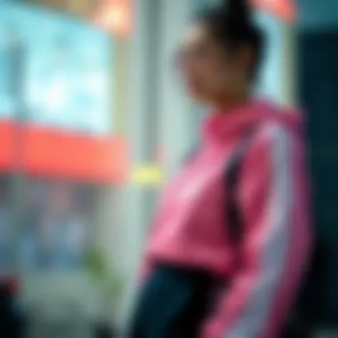 Fashion-forward individual styling adidas pink Campus