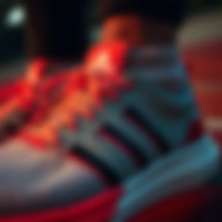 Performance Features of adidas Shoes Close-up of performance features in adidas shoes