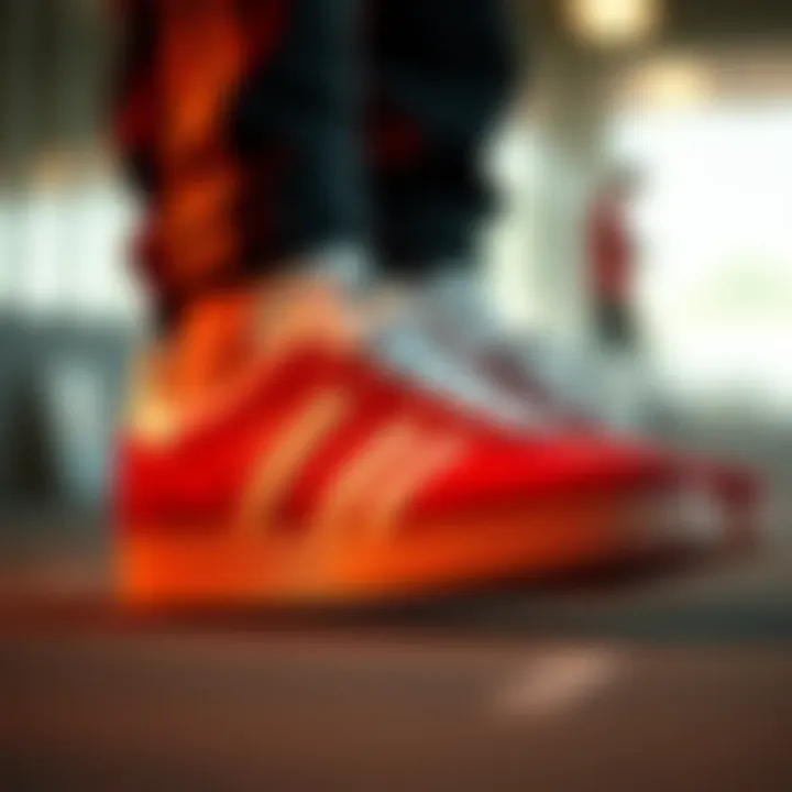 Aesthetic representation of the Adidas Gazelle legacy