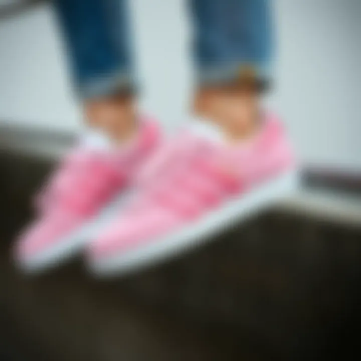 Adidas Pink Gazelle paired with contemporary outfits