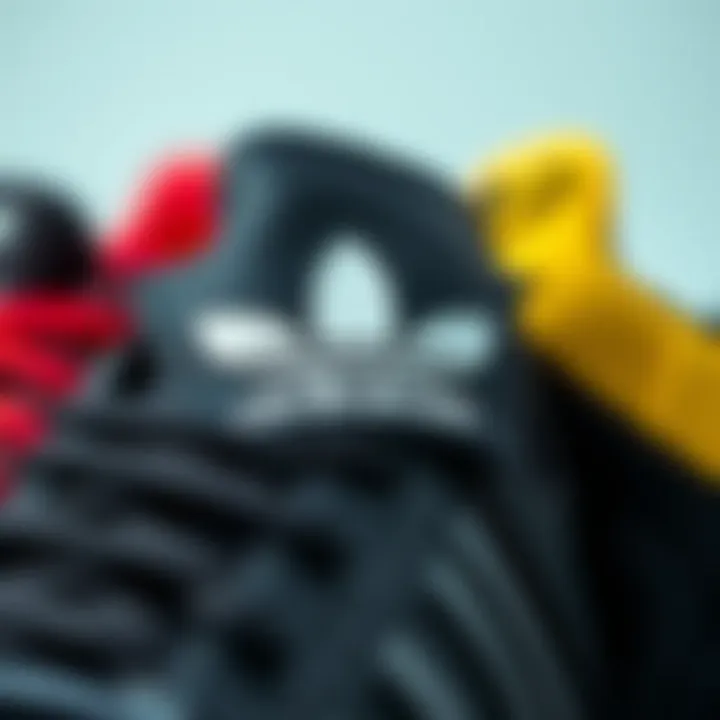 Innovative Features of Popular Adidas Collections Close-up view of popular Adidas collections highlighting their innovative features.