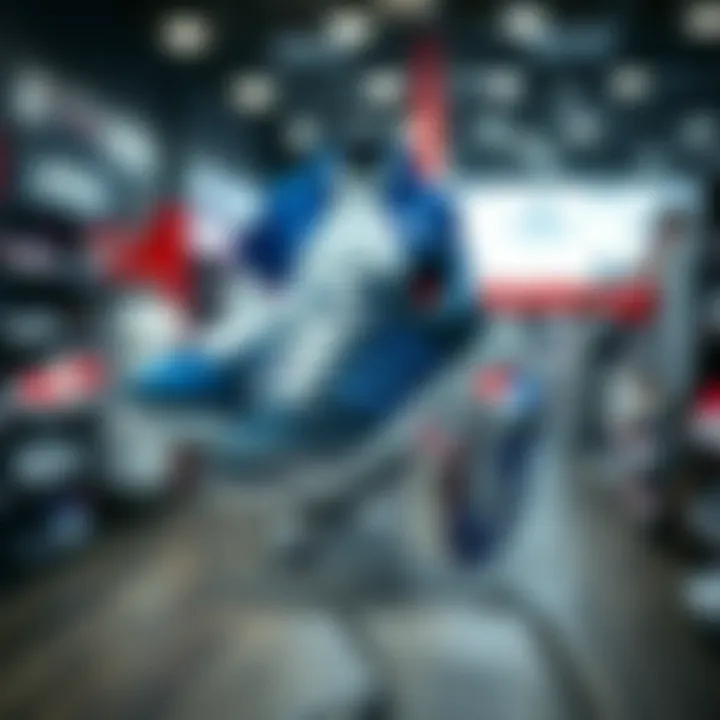 Shopping cart filled with Adidas shoes during a sale event