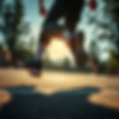 Dynamic Performance in Action Dynamic runner showcasing Adizero footwear during a sprint