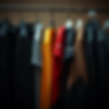 Diverse styles of Alaska kaban displayed on hangers