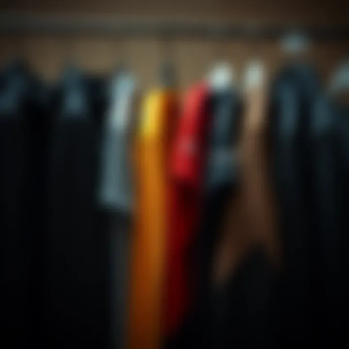 Diverse styles of Alaska kaban displayed on hangers