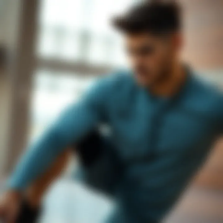 Athletic Fit for Enhanced Mobility Athletic fit demonstrating mobility and style