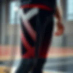 Stylish basketball tights showcasing modern design