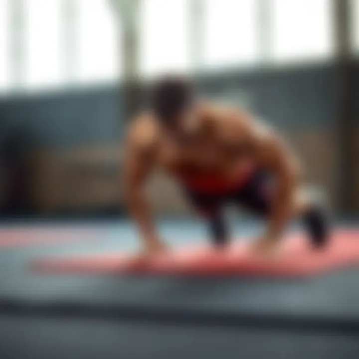 Benefits of push down technique in athletic performance