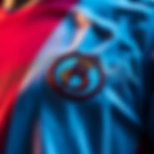 Close-up of the new Beşiktaş jersey showcasing its intricate design and fabric texture