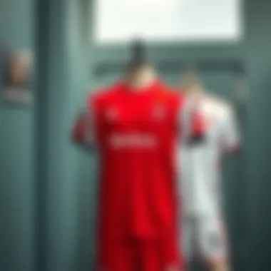 Stylish display of Beşiktaş training jerseys, blending sports and fashion.