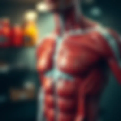 Illustration of chest muscle anatomy for exercise understanding