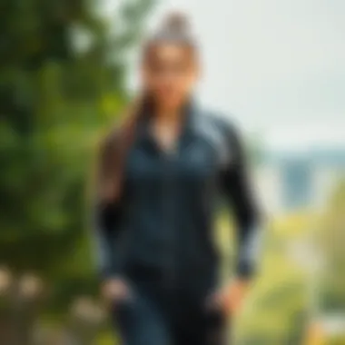 Comfortable and functional tracksuit for active girls