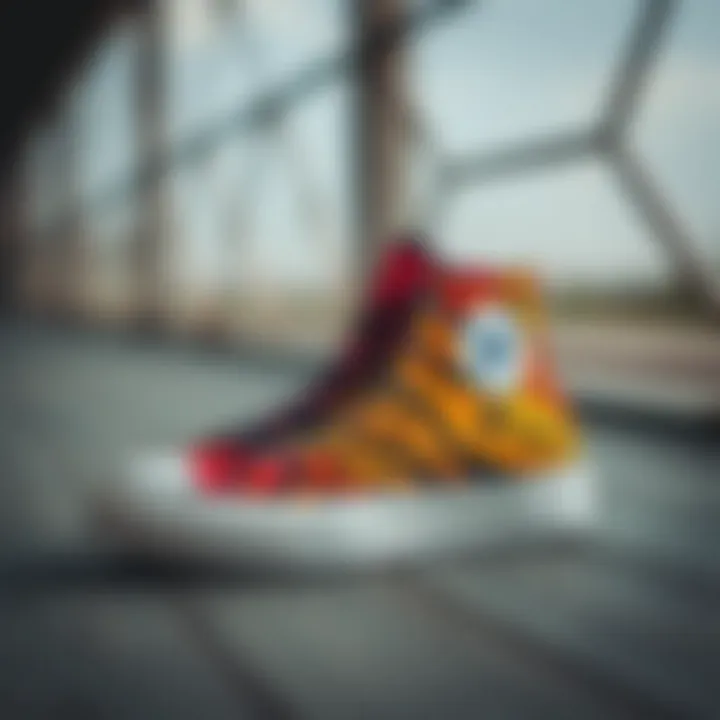 Vibrant color and pattern options in Converse designs