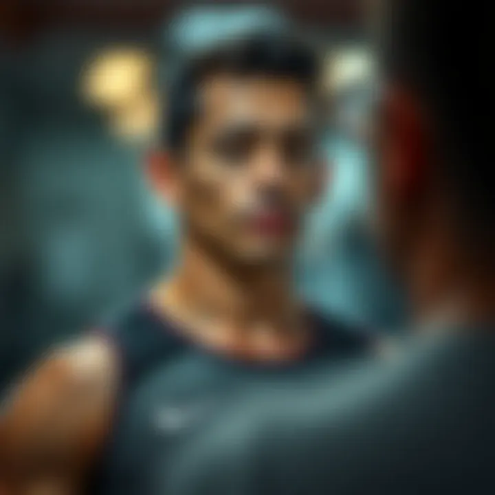 Athlete experiencing enhanced performance