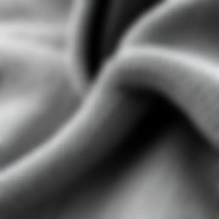 Close-up of polar fabric texture highlighting comfort