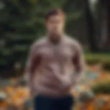 Stylish polar fleece top showcased in an outdoor setting