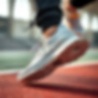 Performance-focused sneakers in action