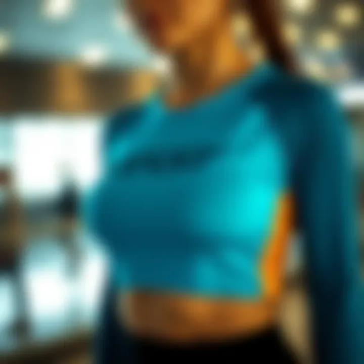 Trendy styling options for contemporary athletic tops