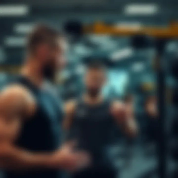 A fitness coach advising on workout and diet