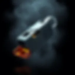 Detailed view of a Fox 40 whistle showcasing its design