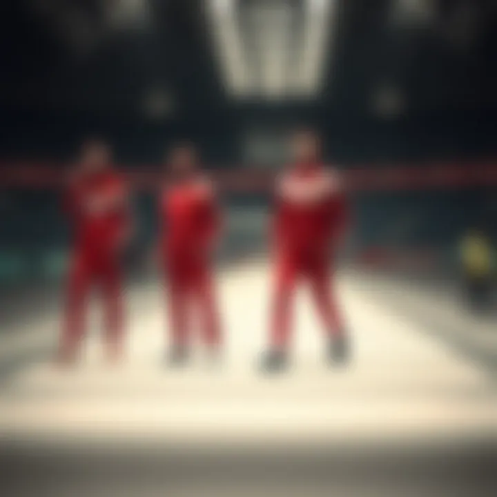 Historical evolution of Galatasaray tracksuits displayed in a timeline format