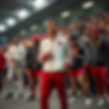 Young fans wearing Galatasaray tracksuits, reflecting team spirit and pride