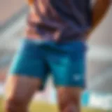 Stylish football shorts showcasing unique design