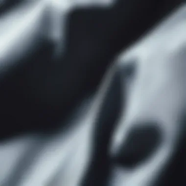 Close-up of rain-resistant fabric texture