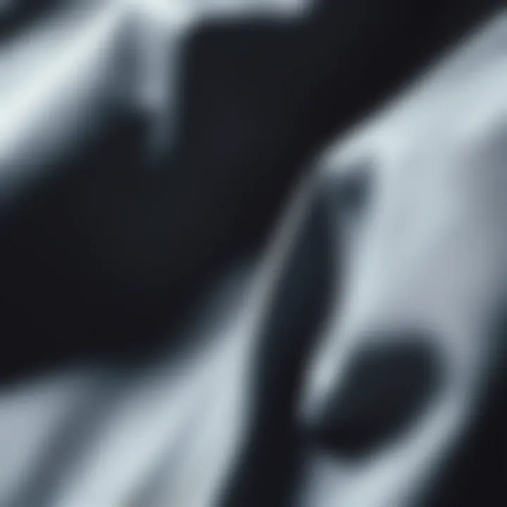 Close-up of rain-resistant fabric texture