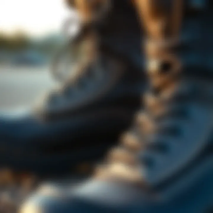 Detailing the Innovative Design of Hammer Jack Boots Close-up of Hammer Jack boots showcasing design features