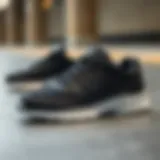 Sleek design of Hummel black athletic shoes showcasing modern aesthetics