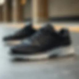 Sleek design of Hummel black athletic shoes showcasing modern aesthetics