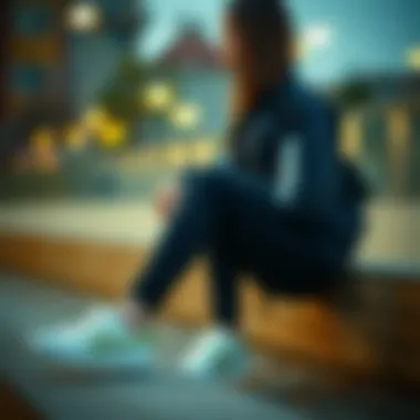 Trendy casual look featuring Hummel footwear