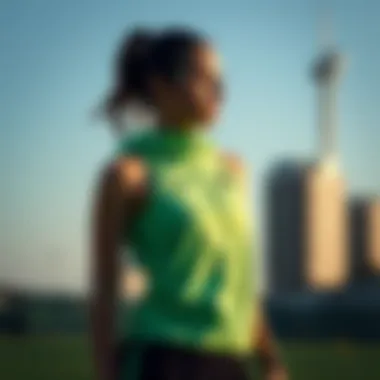 Stylish sportswear collection designed for female athletes