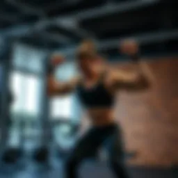 Core strength training session