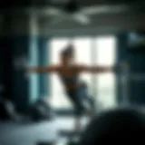 Dynamic workout session focusing on fat burning exercises