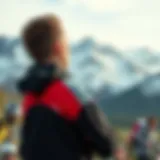 Stylish outdoor jacket showcasing modern design