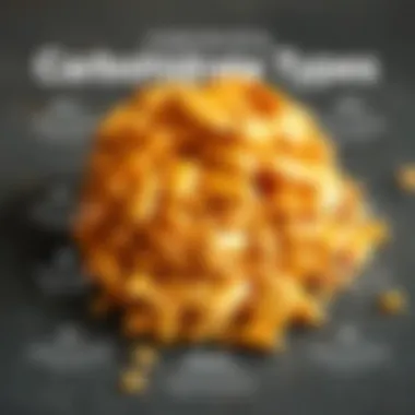 A detailed infographic illustrating simple vs complex carbohydrates