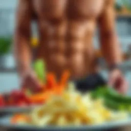 Nutrient-rich foods for abdominal muscle development