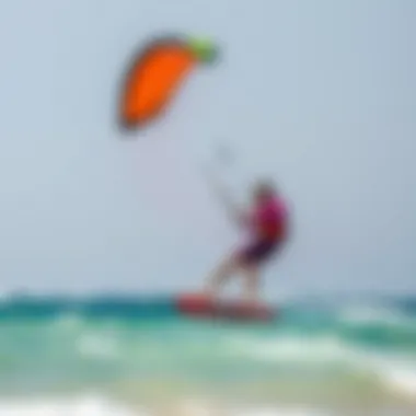 A kitesurfing location known for its ideal wind conditions and scenic views.