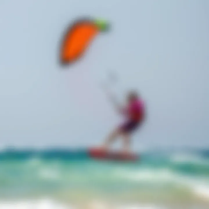 A kitesurfing location known for its ideal wind conditions and scenic views.